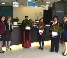 Mother’s Day Occasion - The Housing Bank organizes visits to Hospices and Orphanages Offering flowers bouquets for mothers